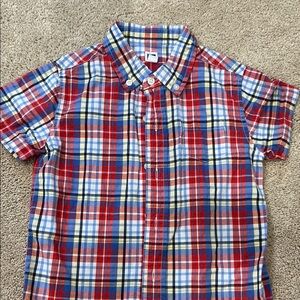 Janie and Jack Multicolor Plaid Shirt